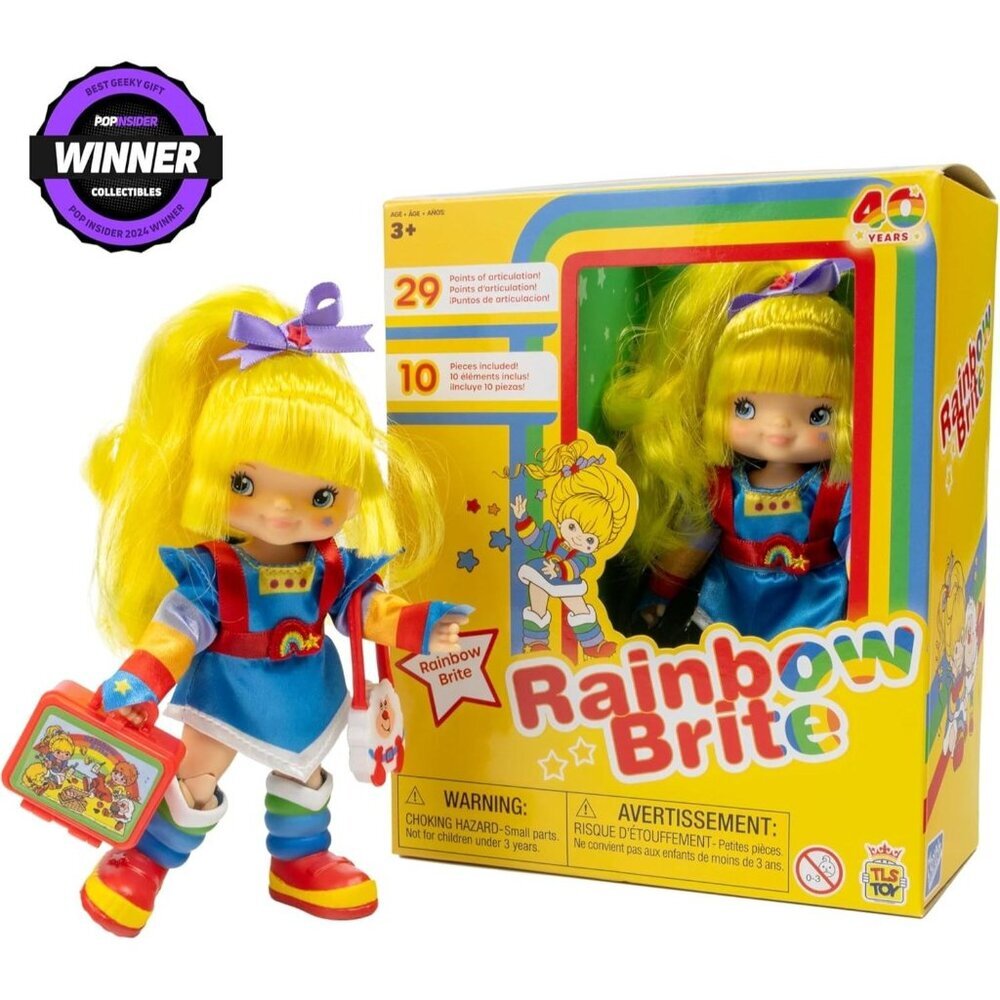 Rainbow Brite 5.5-inch Doll 40 Year Anniversary With 4 Surprises To Unbox New - Picture 2 of 8